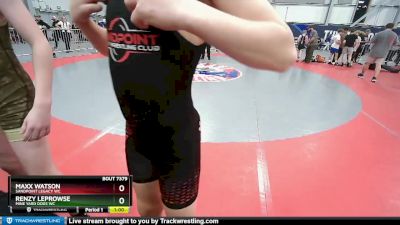 100 lbs Cons. Round 4 - Renzy Leprowse, Mine Yard Dogs WC vs Maxx Watson, Sandpoint Legacy WC