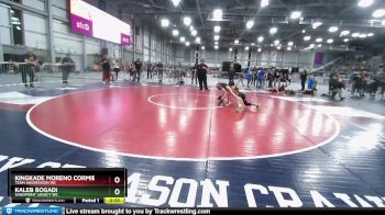 98 lbs Cons. Round 2 - Kingkade Moreno Cormier, Team Aggression WC vs Kaleb Bogadi, Sandpoint Legacy WC