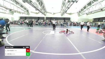 51-T lbs Semifinal - Lucas Corredor, Pride Wrestling vs Emory White, MarcAurele Youth