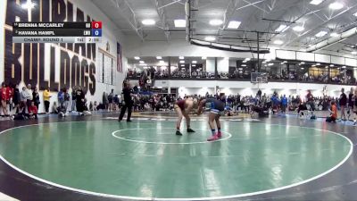 110 A Champ. Round 1 - Brenna Mccarley, Gannon vs Havana Hampl, Lindsey Wilson University