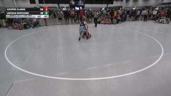 106 lbs Cons. Rd Of 64 - Cooper Clarke, Patton Trained WC vs Lincoln Whitcome, Immortal Athletics WC