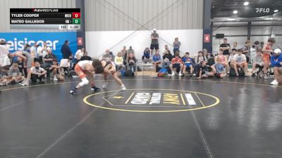 123 lbs Rr Rnd 6 - Tyler Cooper, Michigan Premier Blue - BHS vs Mateo Gallegos, 4M - BHS