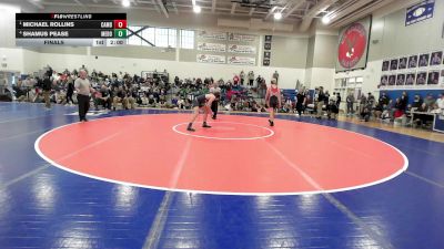 175 lbs Final - Michael Rollins, Camden Hills vs Shamus Pease, Medomak Valley