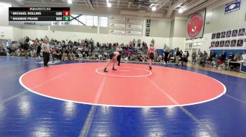 175 lbs Final - Michael Rollins, Camden Hills vs Shamus Pease, Medomak Valley