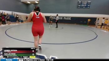 165 lbs Round 1 - Amber Ortega, Katy (Girls) vs Raylan Ross, Cypress Ranch (Girls)