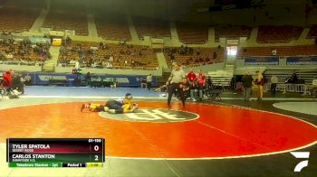 D1-150 lbs Quarterfinal - Carlos Stanton, Sunnyside H.S. vs Tyler Spatola, Desert Ridge