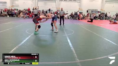 157 lbs Round 4 (8 Team) - Vance Neal, Team Shutt Dethrone vs Nick McDonald, Tar River WC