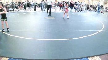 58 lbs Consolation - Makenzie Santiago, Top Rank HAC vs Audrey Amerson, Shootbox WC