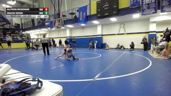 105 lbs Consolation - Allyson McGowan, Fort Smith Southside vs Gracie Wood, Rogers