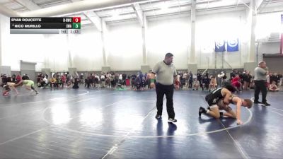 135 lbs Quarterfinal - Ryan Doucette, RWC - Roy Wrestling Club vs Nico Murillo, Sanderson Wrestling Academy