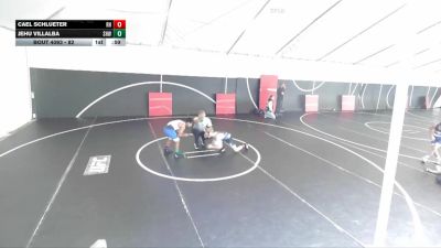 82 lbs Round 1 - Cael Schlueter, Rough House vs Jehu Villalba, SoCal Hammers Wrestling