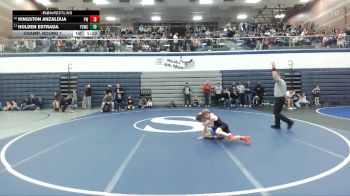 63 lbs Champ. Round 1 - Holden Estrada, Fighting Squirrels Wrestling Club vs Kingston Anzaldua, Parma Wrestling