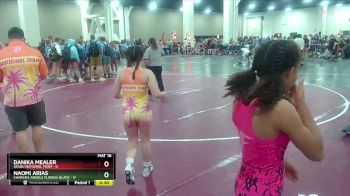 100 lbs Round 6 (8 Team) - Juliana Mills, Charlies Angels Florida Black vs Brielle Manhollan, SEAAU National Team