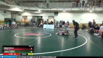 71 lbs Semis & 1st Wrestleback (8 Team) - Ariah Mills, Georgia vs Owen Parish, Minnesota Storm