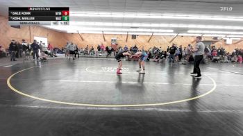 120 lbs Semifinal - Dale Kohr, Myerstown vs Kohl Muller, Walton