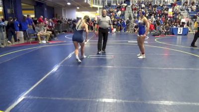 130 lbs Round Of 16 - Maizy Mikeska, Derry vs Carley King, Kiski Area