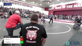 Semifinal - Easton Rowe, Ponca City Wildcat Wrestling vs Waylen Higbee, Morrison Takedown Club