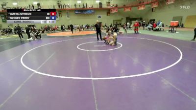 160 A Cons. Round 4 - Janiya Johnson, Unattached vs Sydney Perry, North Central (IL)