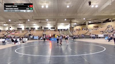 A 285 lbs Semifinal - Brayden Vance, David Crockett High School vs Robert Tatum, Tullahoma High School