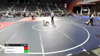 46 lbs Round Of 16 - Wolfgang Zimmerer, Chaparral WC vs Sj Peterson, Laramie WC