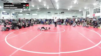 102 lbs Quarterfinal - Landon Dentz, Pheonix Wrestling Red-MS vs Conner Mrozinski, Northern Elite-MS