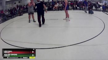 288 lbs Cons. Semi - Kolten Simons, Nebraska vs Levi Gall, Nebraska