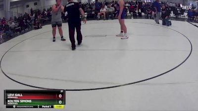 288 lbs Cons. Semi - Kolten Simons, Nebraska vs Levi Gall, Nebraska