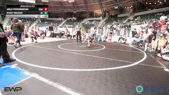 40 lbs Rr Rnd 2 - Arlo Fitzsimmons, Team Tulsa RED vs Ryatt Wilson, Keystone Kids Wrestling Club