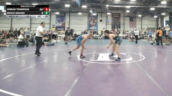160 lbs Round Of 32 - Jordan Thompson, 4M Power vs Brock Weaver, Flickr Boyz Daifugo