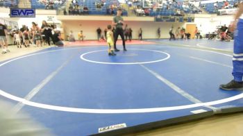 40 lbs Final - Waylon Pearson, Barnsdall Youth Wrestling vs Everett Long, Tiger Trained Wrestling