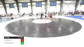 141 lbs Semifinal - Joseph Parsons, Springfield vs Nick Kruczynski, New York University
