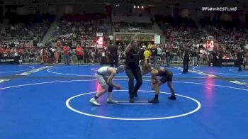 80 lbs Final - Jaedan Adams, Cowboy WC vs Lucas Judd, Marcaurele