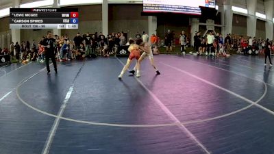 96 lbs Cons. Round 2 - Levic McGee, Wyoming vs Carson Spires, Utah