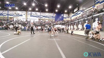 110 lbs Semifinal - Luke Opitz, Weatherford Youth Wrestling vs Cooper Chagollia, Blue Devil Wrestling