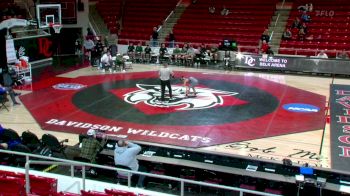 125 lbs Finals (2 Team) - Trent Dominguez, Presbyterian College vs Ben Aranda, Cleveland State