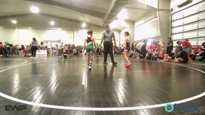 78 lbs Rr Rnd 3 - Brighton Horawa, Verdigris Youth Wrestling vs Hazel Fernandez, Derby Wrestling Club