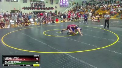 190 lbs Round 1 (16 Team) - Riley O`Donnell, West Laurens vs Larson Little, Benedictine Military School