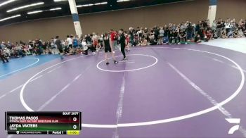 106-107 lbs Round 2 - Jayda Waters, Texas vs Thomas Pasos, Fitness Fight Factory Wrestling Club