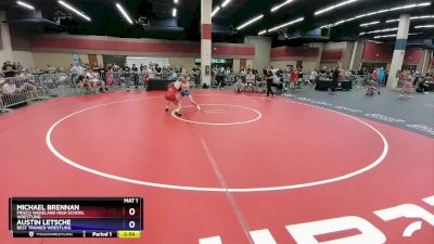 144 lbs Champ. Round 2 - Michael Brennan, Frisco Wakeland High School Wrestling vs Austin Letsche, Best Trained Wrestling