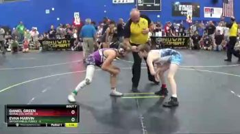 96 lbs Semis & 1st Wrestleback (8 Team) - Evan Marvin, Untouchables Purple vs Daniel Green, Revival Evil Empire