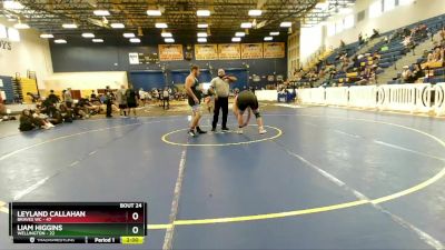 285 lbs Round 6 (8 Team) - Leyland Callahan, Braves WC vs Liam Higgins, Wellington