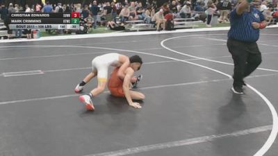 106 lbs Cons. Rd Of 64 - Mark Crimmins, BTWC vs Christian Edwards, Super D Wrestling