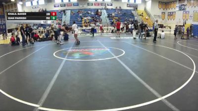 157 lbs Cons. Round 5 - Khalil Baker, Lake Mary High vs Gian Parrish, PWC