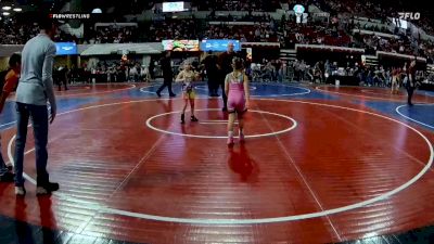 61 lbs Round 2 - Aylah Hipple, Lights Wrestling Club vs Ophellia Lave, Darkhorse Wrestling Club