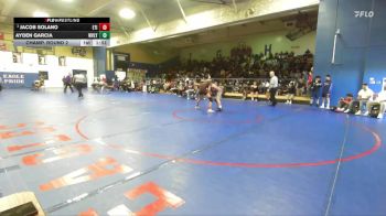 138 lbs Champ. Round 2 - Jacob Solano, Etiwanda vs Ayden Garcia, West Valley