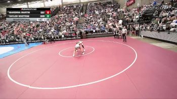 3A 110 lbs Quarterfinal - Taylor Whittom, Canyon View vs Makenna Martin, Grantsville