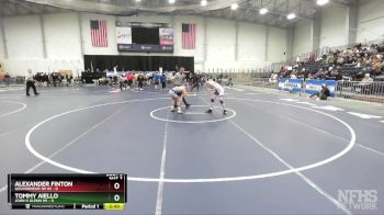 116 lbs Round 3 (3 Team) - Alexander Finton, Gouverneur Sr HS vs Tommy Aiello, John H Glenn HS