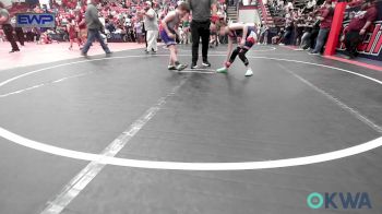 73-76 lbs Consolation - Austin Allen, Ponca City Wildcat Wrestling vs Riot Smith, Buck Pride Wrestling