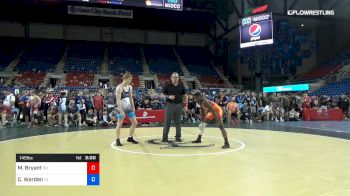 145 lbs Rnd Of 32 - Manzona Bryant, Ohio vs Chase Warden, Texas