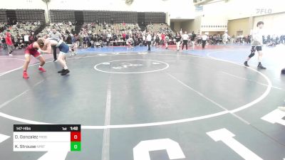 147-H lbs Quarterfinal - Daniel Gonzalez, Frost Gang vs Kingston Strouse, Northport